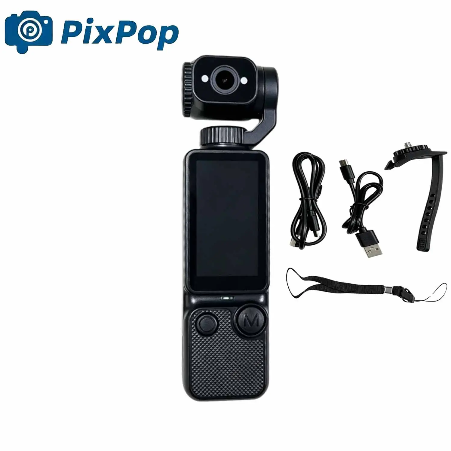 4K action camera,Comes with a 32GB memory card,large capacity battery, Vlogging Camera, 7.5 hours of long battery life, 16x zoom, LED fill light,Portable Handheld Video Camera,1.9-inch screen, pocket camera, 180° rotatable lens, for Daily Use, Travel