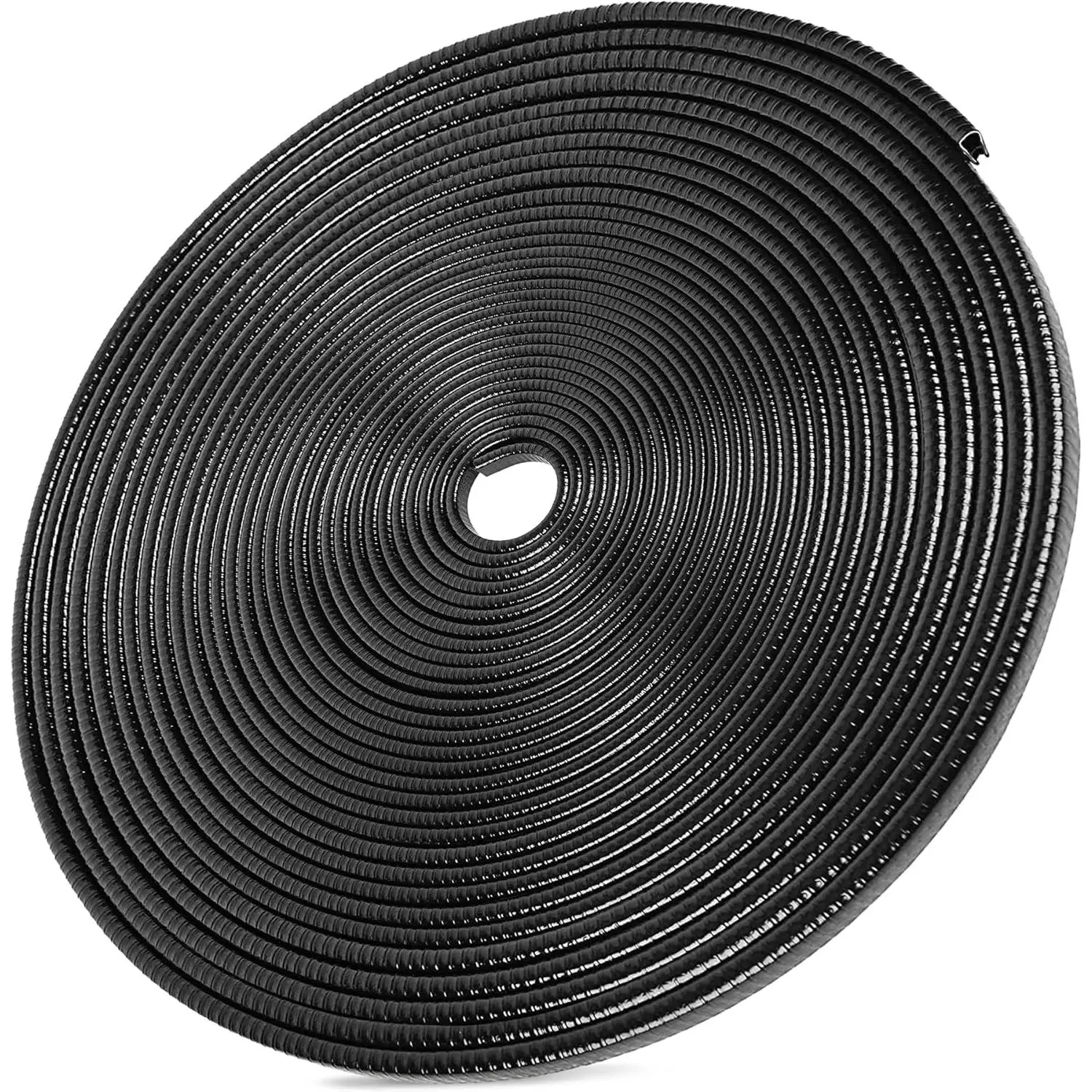 66Ft(20.2M) Long  Door Edge Guards,U Shape Edge Trim Rubber Seal Protector Rubber  Door Protector  Protection Door Edge Anti- Rubber Clips Fit for  | Black |