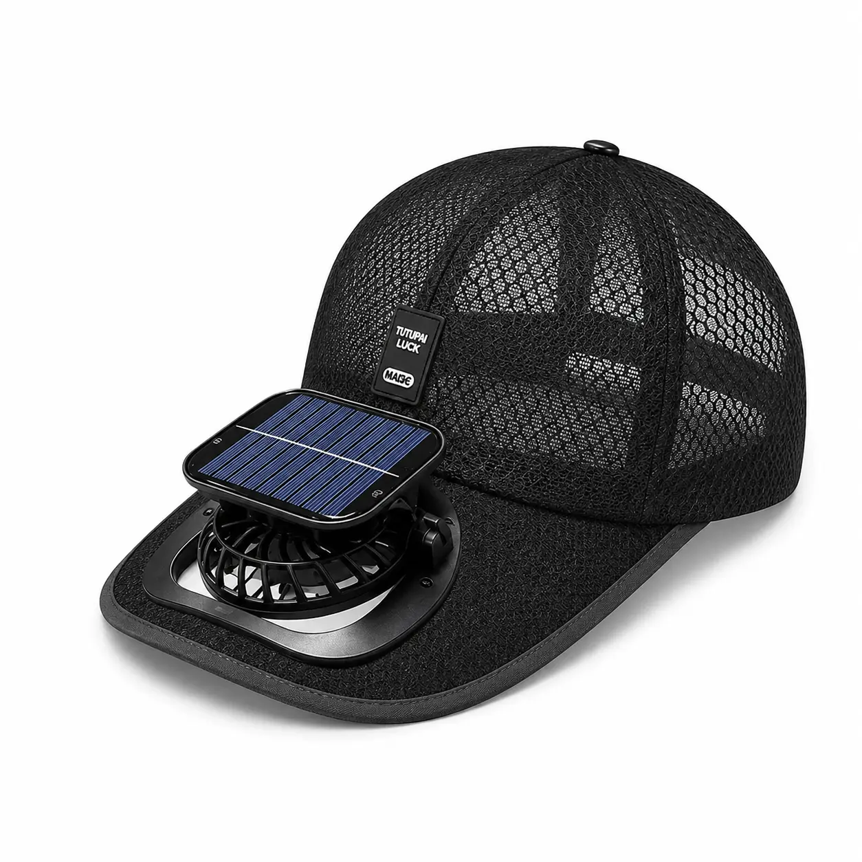 Upgraded Solar Fan Cap for Summer Outdoor Sun Protection and Sunshade with Enhanced Battery Life 800mAh Comfortable and Breathable Design Larger Brim Ideal for Watching Sports Gender Universal Cooling Must Have