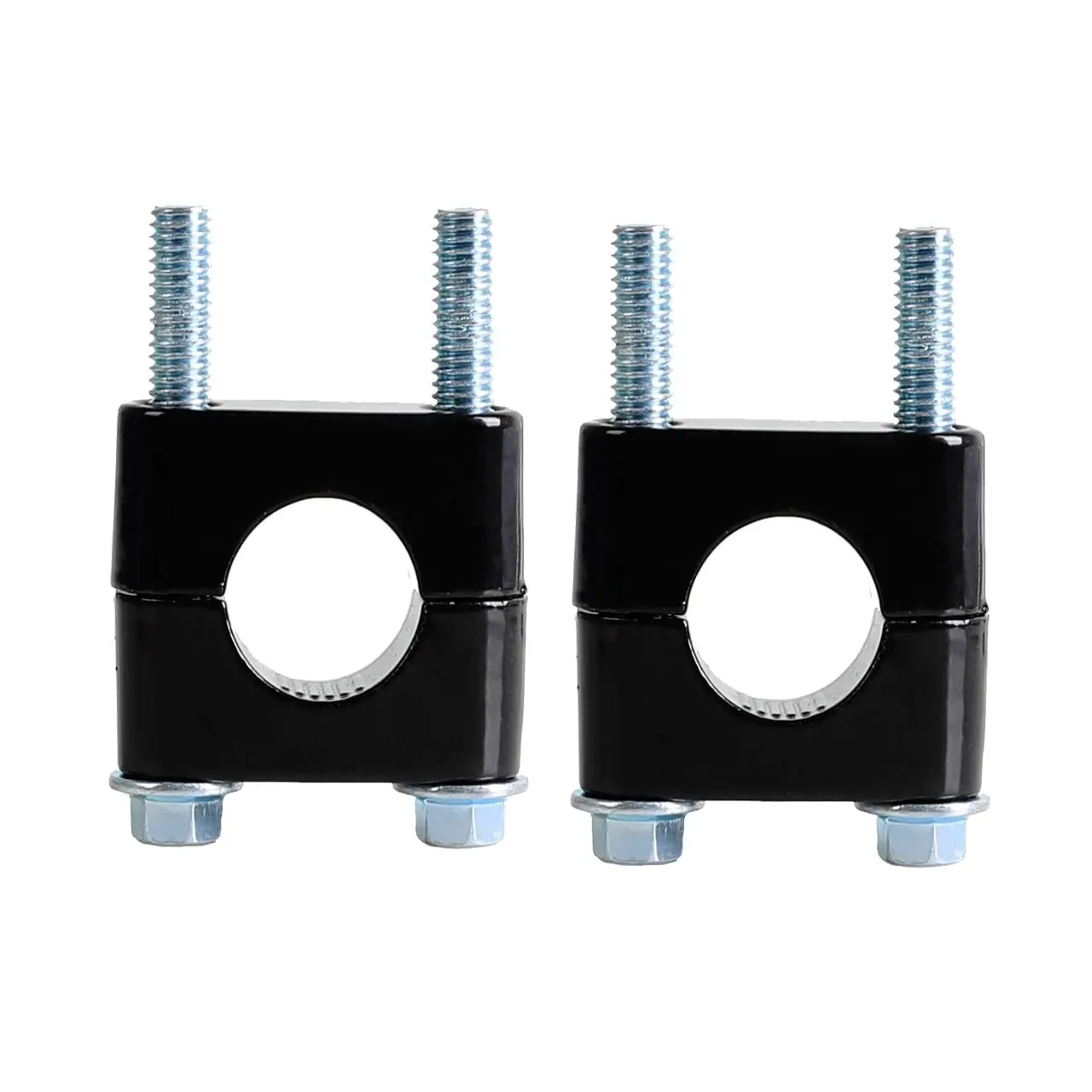 Aluminum 22mm 7/8'' Handlebar Risers Handle Bar Kit Mount Clamp Block Universal for ATV UTV Go Kart Golf Cart Buggy Quad Lawn Mower Drift Trike Tricycle 4 Wheeler Dirt Bike Scooter Chopper Motorcycle