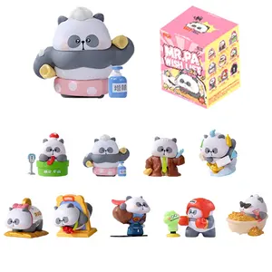 TOYCITY Mr. PA "Wish List" Series Blind Box - Panda Figure for Office Desk & Car Decor, Christmas/Thanksgiving/Birthday Gift for Working Warriors (1/72 Hidden Chance) Blind Bag
