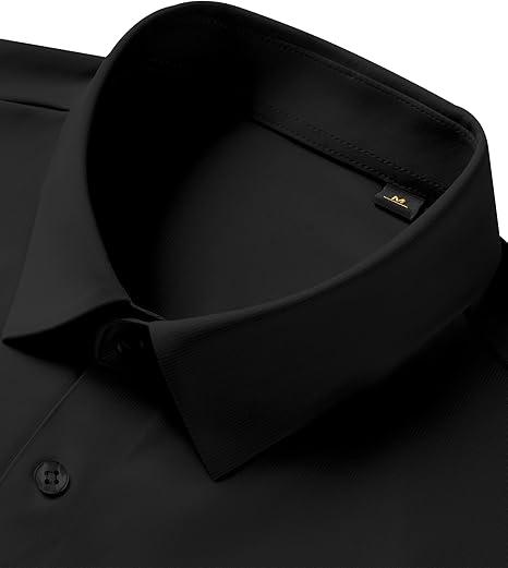 Elencoco Men's Super Stretchy Dress Shirt Quick-Drying Breathable Anti-Wrinkle Muscle Slim Long-Sleeved Business Sports Casual Black Top Outdoorfun Beige Fabric,Father's Day Gift Workwear Menswear,Tiktok shop deals,Gifts for him,Valentines day outfit Elencoco Men's Super Stretchy Dress Shirt Quick-Drying Breathable Anti-Wrinkle Muscle Slim Long-Sleeved Business Sports Casual Black Top Outdoorfun Beige Fabric,Father's Day Gift Workwear Menswear,Tiktok shop deals,Gifts for him,Valentines day outfit