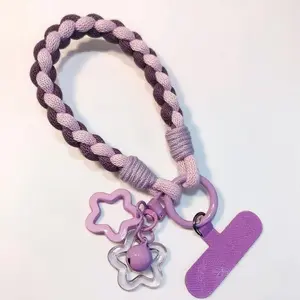 Universal Phone Wrist Strap Braided Lanyard with Tether Tab Anti-Drop Hand Cord