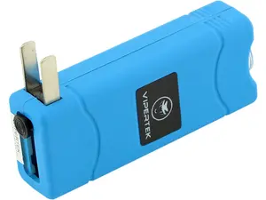 VIPERTEK VTS-881 Mini LED Flashlight – Compact Blue, Built-in Light, Portable Design