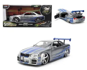 JADA BRIAN'S NISSAN SKYLINE COLOR BRUSH "FAST & FURIOUS 25 YEARS" 1:24 SCALE DIECAST MODEL CAR 36818-P13