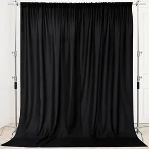 Deconovo Halloween BackDrop Curtain, 5 ft x 10 ft, Set of 2 Panels, Stage Background for Wedding Parties Birthday