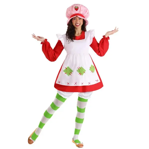 Women's Classic Strawberry Shortcake Costume Women's Classic Strawberry Shortcake Costume