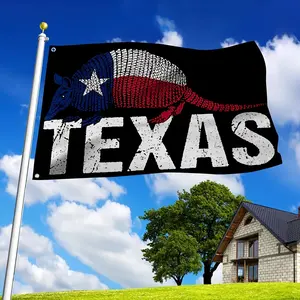 1pc, Single-sided Printed Texas Flag with 2 Grommets, Suitable for Year-round Use in Yards, Gardens, and Events. Ideal for Winter Decorations, Gifts, Seasonal Displays, and Holiday Garden Decor. Available in Multiple Sizes with Vibrant Colors