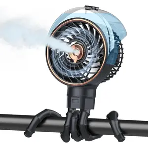 Fan with Mist, 100ml Misting Portable Fan for , Safe  Fans with Detachable Tripod,  Essentials, Clip  Fans for , Treadmill,  Seat, Outdoor, Beach, Golf Cart