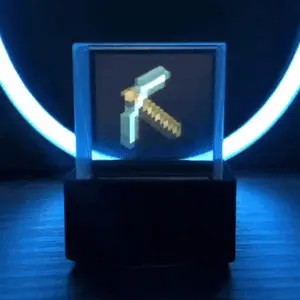 Hologram Crystal Display Cube