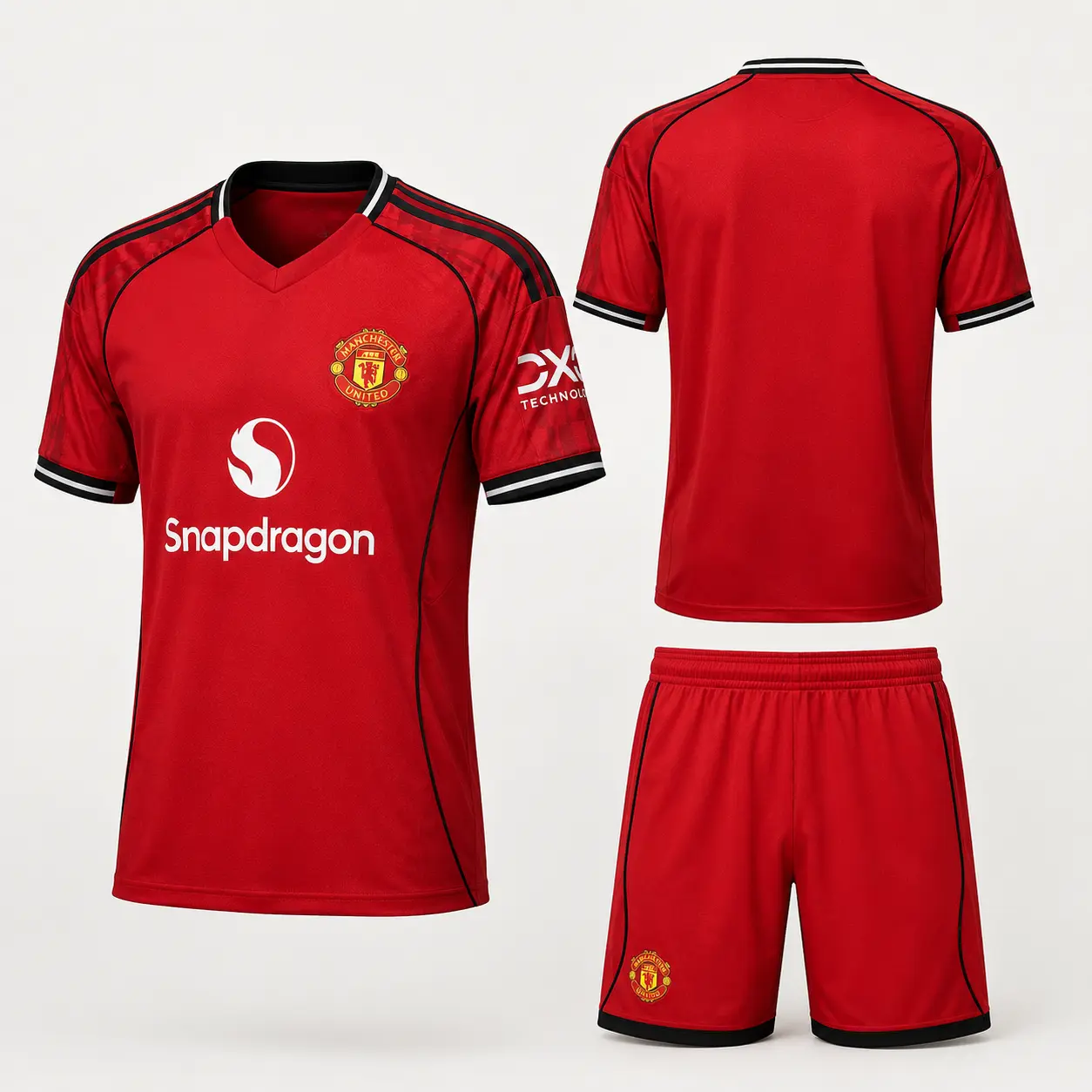 (CHOOSE NUMBER AND NAME IN NOTE ) Soccer Shirt and Shorts Set – Moisture Wicking Football Uniform for Practice and Matches
