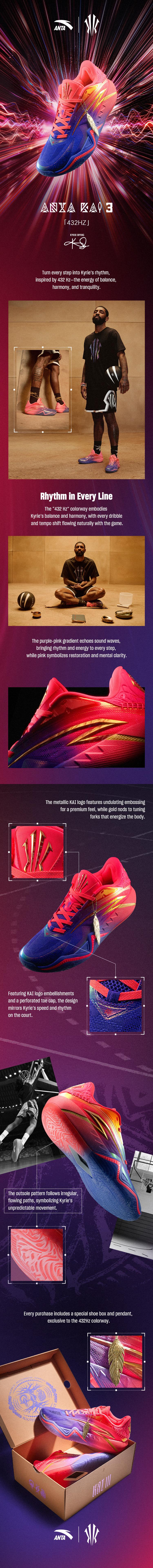 ANTA KAI 3 "432HZ" Men's Basketball Shoes