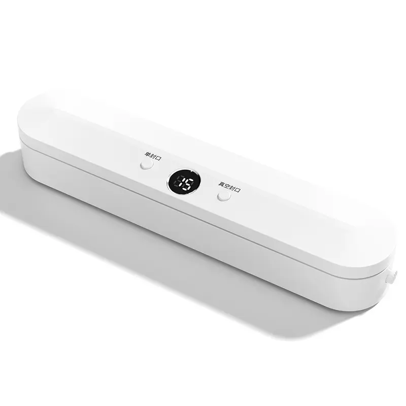 Mini Auto Vacuum Food Sealer - Compact Size Kitchen Gadget with Detachable Drip Tray, Locks Freshness for Baby Snacks, Cuts Down on Food Waste