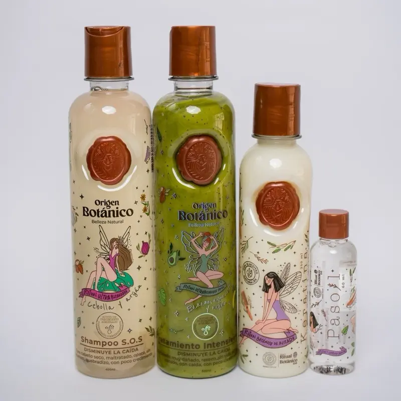Origen Botánico Ritual Botánico Kit Cebolla & Keratina 250ML Shampoo & Treatment Intensive Haircare Set for Personal & Commercial Use