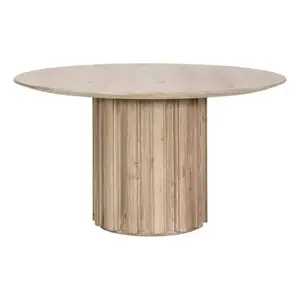 Roma 54" Round Dining Table for 6