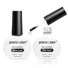 JEWHITENY 2 Bottles 10ML UV Gel Top Coat and Base Coat Set, Smooth No Wipe Quick Drying Long Lasting Glossy Shine for Manicure, Gel Manicure & DIY Nail Care Nail Art Design
