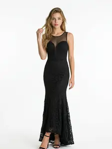 black mermaid dress