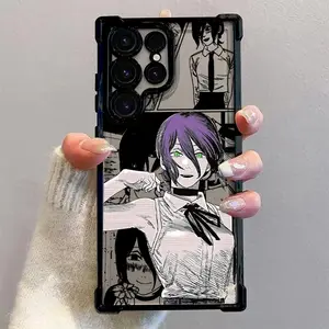 Anime C-Chainsaws M-Man R-Reze Phone Case Suitable for Samsung Galaxy S26 S25 S24 A57 A37 A07 A26 A36 A55 A35 A06 A16 A05 A14 A24 A34 A54 A15 A05S A25 A04e A04 S23 S22 S21 FE Ultra Plus Edge 4G 5G Anti Fall Transparent Soft Back Cover