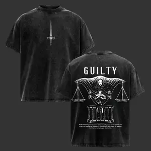 Hiromi Higuruma T-Shirt – Vintage Washed Jujutsu Kaisen Deadly Sentencing Anime Graphic Tee, Judgeman Domain Expansion Manga Print, Oversized Soft Cotton Streetwear, Unisex Casual Apparel, Gift for JJK Fans