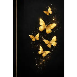 Golden Reflections: A Butterfly Journal for Writing, Reflection, and Everyday Thoughts Paperback – March 31, 2026