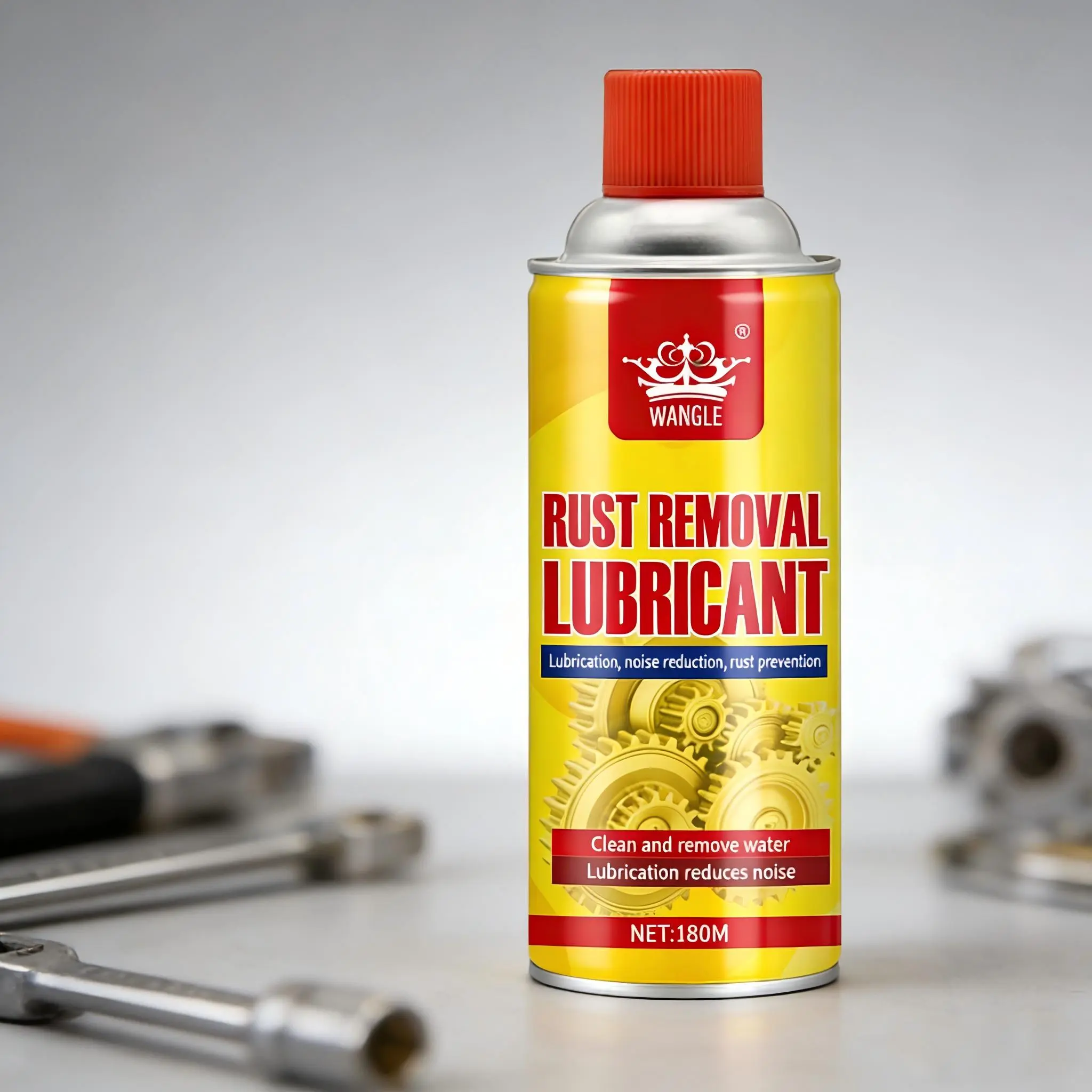 Multi-Function Rust Removal Spray-180ML forLubrication,Rust Prevention & Noise Reduction