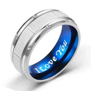 Valentine’s or Father’s Day Gift – Men’s Fashion Titanium Steel Ring for Husbands