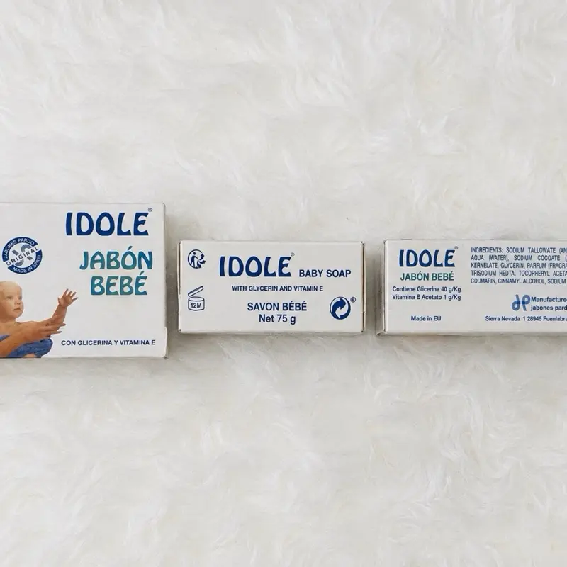 3pcs Savon Idole Bebe Cleanser, Body Care Product with Moisturize and Hydrating Properties for Baby Bath & Shower