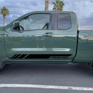 Side Door Racing Stripes Graphics Fits- Nissan Frontier kit High Quality Vinyl Sticker
