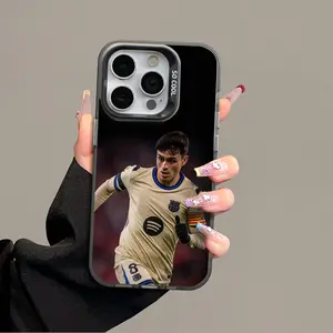 IPhone 17 Promax Pedri Phone Case Anti Drop Protective Case Suitable For iphone 16 15 14 13 SAMSUNG S26 S25 24 23 22 ULTRA Acrylic Football Phone Case