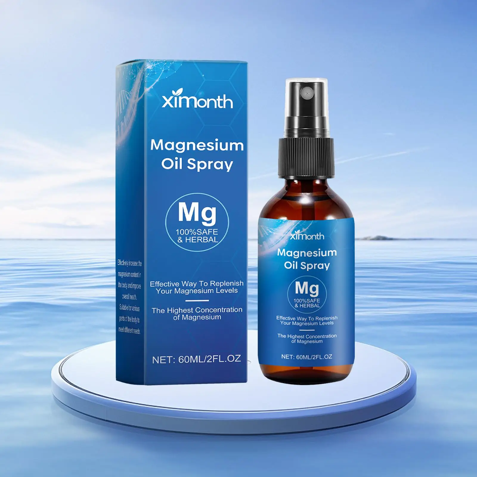 Magnesium Oil Spray, Sleep Essential Oil Spray, Night Sleep Aid Spray, Soothing Body Massage Oil for Adults, Personal Care Product, Body Oil, Soothing