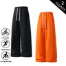 Men’s 2-Pack Plain Black & Dark Gray American Vintage Loose-Fit Drawstring Long Pants - Breathable Comfortable s Male Clothing Fashion Streetwear Baggy Leggings Grey Sweatpants Athletic Casual Straight-Leg Trousers