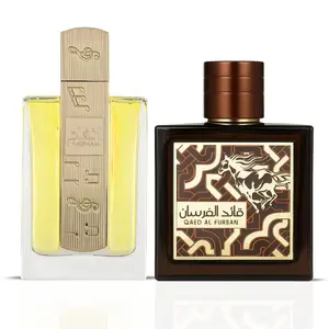 Angham 100ML & Qaed Al Fursan Untamed 90ML - Eau De Parfum Sprays by Lattafa | Dual Temptation—Playful, Intense & Wrapped in Golden Warmth. (Bundle)