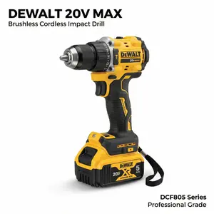 Dewalt DCF805 Cordless Impact Drill With Battery Charger Wood Metal Drilling Electric Wrench Makita Battery