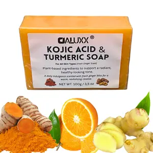 OALUXX Kojic Acid & Turmeric Soap – Daily Face & Body Cleanser (3.5 oz)