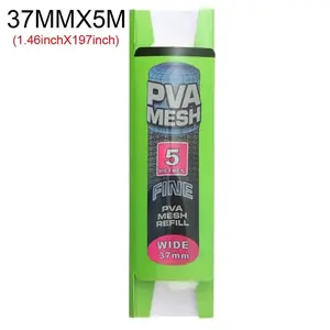 PVA Fishing Bait Bag, 5m Soluble PVA Mesh Refill Bait Bag, Fishing Bait Feeder, Fishing Accessories for Outdoor, Fishing Supplies