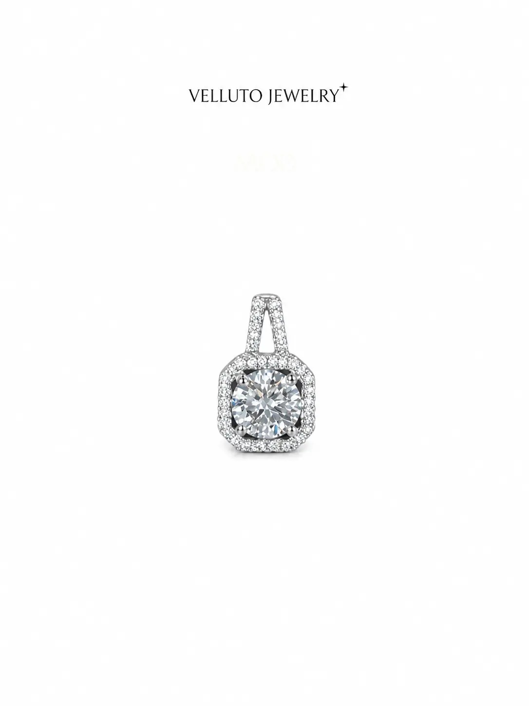 Platinum-Plated Moissanite Necklace, 2.0 Carat Total Weight – Brilliant Cut, Fashionable, Versatile, Durable