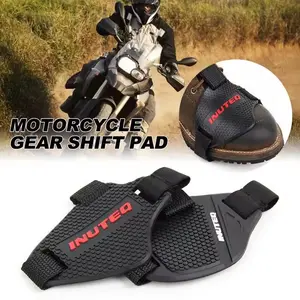 Motorcycle Shoe Cover With Adjustable Strap Anti-skid Rubber Gear Shifter Lightweight Boot Protector Motorbike Accessory