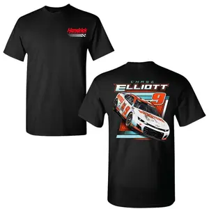 Chase Elliott #9 NASCAR T-Shirt – Official Hendrick Motorsports Racing Tee with Bold Car Graphic, Hooters Sponsor & Retro Race Vibes funny  tshirt
