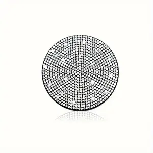 Sparkling Bling Car Cup Holder Coaster - Premium Anti-Slip & Shockproof Protection, Enhance Your Interior Aesthetics with This Durable, Easy-To-Clean Decorative Accessory! Car Interior Decoration Boujee Car Accessories