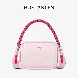 BOSTANTEN Crossbody Bags for Women Vegan Leather Designer Shoulder Purses Trendy Small Handbags with Paracord Strap