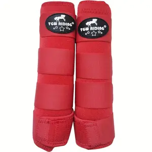 Horse Leg Bandages, 2 Counts/set Equestrian Supplies, Shock-absorbing Horse Leg Bandages, Lower Limb Protection & Support Sport Boots, Perfect for Endurance Training & Performance