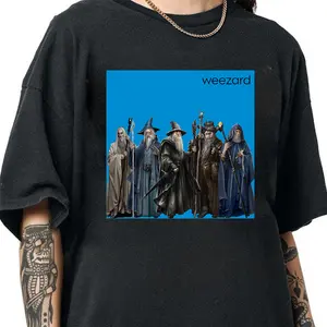 LOTR Weezard The Blue Wizarrd Saruman Gandalllfff T shirt Hoodie Sweatshirt