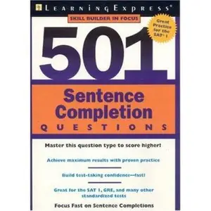 USED-501 Sentence Completion Questions (501 Series) by LearningExpress Editors (Paperback)