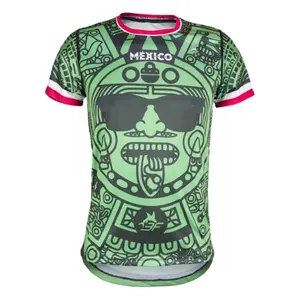 Activewear, Seleccion de Mexico, Mexico 98, Mesoamerican, running, gym, exercise, aztec calendar, aztlan, tshirt, aztec, Mayan