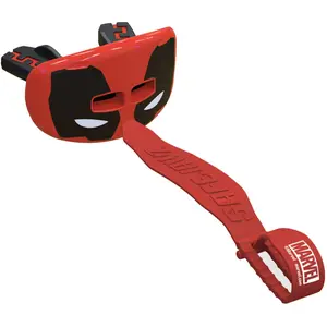 SafeJawz EXTRO Lip Guard Protector Mouthpiece with Detachable Strap for Football, Lacrosse - DEADPOOL