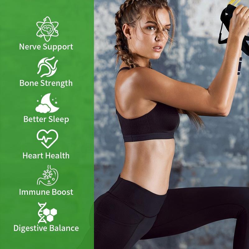 3-Bottle Pack 12-in-1 Magnesium Complex, Relieves Anxiety, Reduces Stress, Improves Sleep, Contains 12 Active Magnesium Types, 60 Capsules