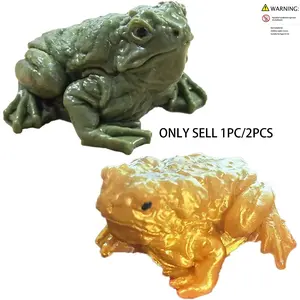 Frog Squishy Toy, Stress Relief Funny Squeeze Toy, Sensory Compression Toy, Prank Slow Rebound Toy, Fun and Relaxing Plaything