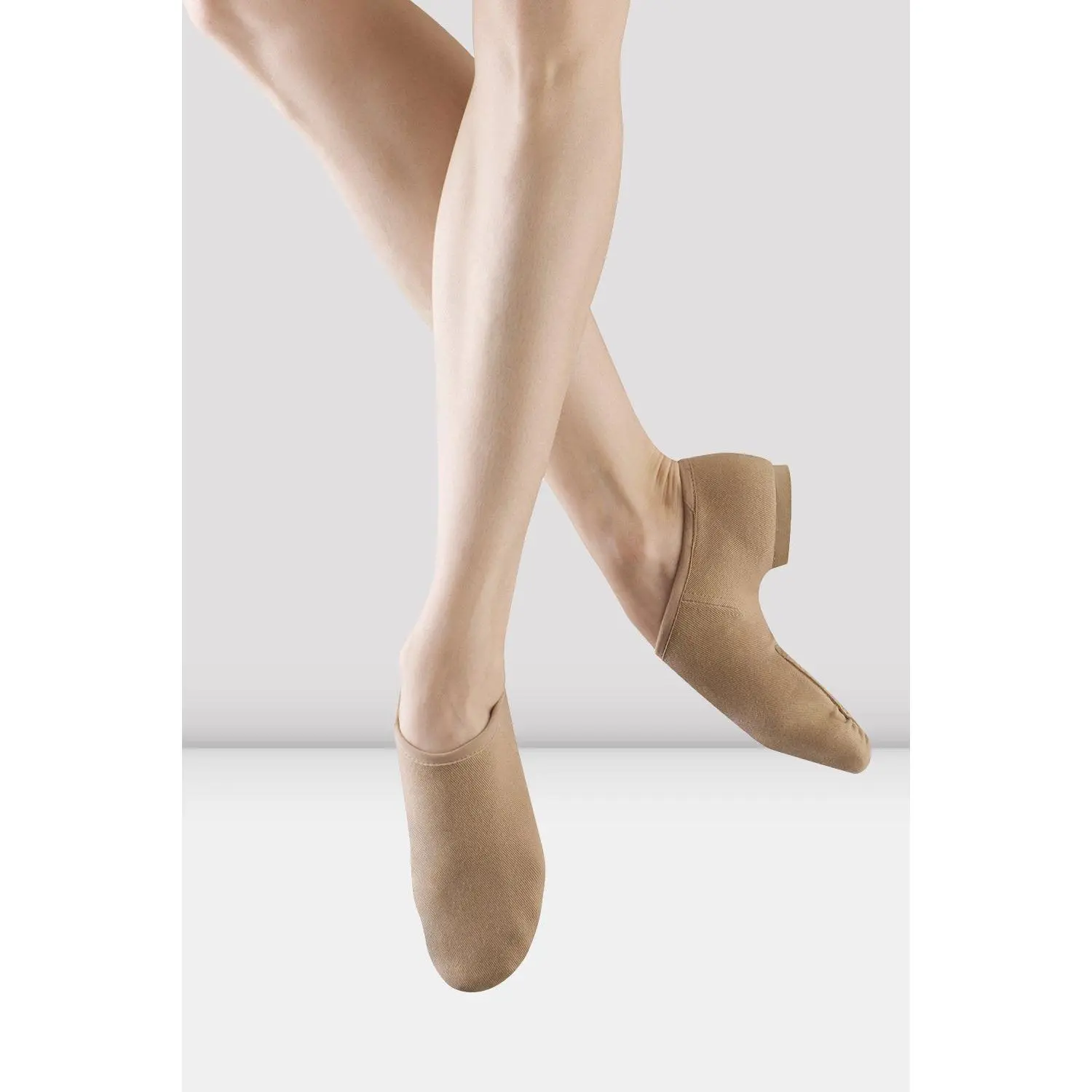 BLOCH - SO473L - Phantom Stretch Canvas Jazz Shoes - Tan/Carmel