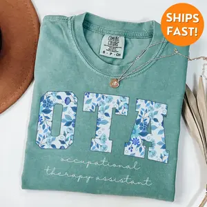 Comfort Colors® OTA Shirt, OTA Shirt, ota T Shirt, ota Gifts, ota sweatshirt, ota crewneck, occupational therapy assistant shirt, therapy Fit Womenswear