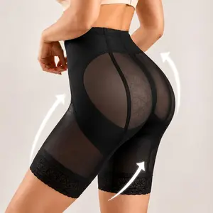 Women’s High-Waisted Shapewear Shorts, Tummy Control Butt Lifting Body Shaper with Breathable Mesh, Thigh Slimming Sculpting Underwear